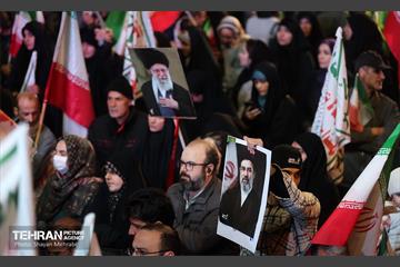 اجتماع مردم غیور تهران در قدردانی از همراهی جبهه مقاومت یمن 37