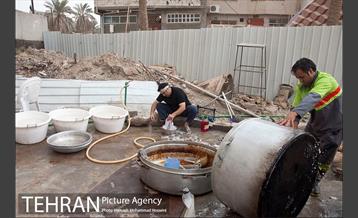 خدمات رسانی نیرو های خادم الحسین (ع) در کربلا 47