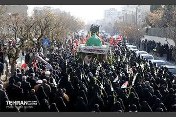 تشییع پیکر شهید گمنام دفاع مقدس "همسایه فردوس" 12