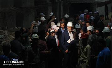 بازدید زاکانی از ایستگاه‌های جنوبی خط ۶ مترو 24