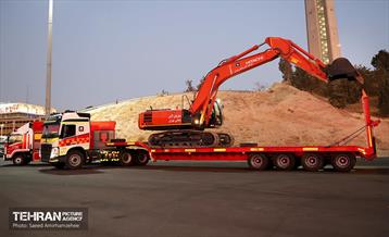 رونمایی از تجهیزات جدید سازمان آتش نشانی تهران  9