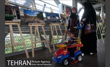 نمایشگاه “طبیعت تهران” بر روی پل طبیعت 8