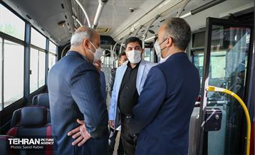 بازدید اعضای شورای شهر از مرکز اورهال سامانه شماره 2 اتوبوسرانی 24