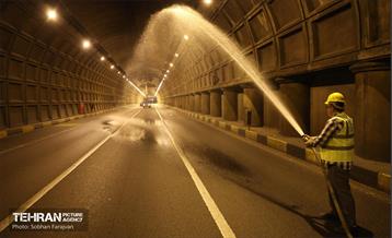 عملیات تعمیر و نگهداری تونل توحید 29