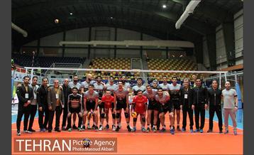 دیدار تیم های والیبال بانک سرمایه و کاله