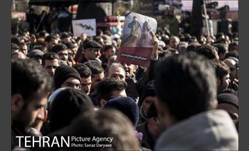 تشییع شهدای آتش نشان با حضور مردم 4