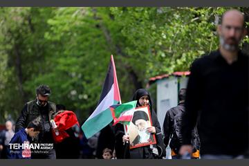 راهپیمایی وز قدس در پایتخت 2