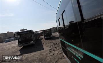 ورود اتوبوس‌های دوکابین جدید به تهران 2