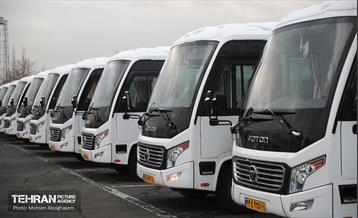 مراسم اختصاص ۳۳۴ دستگاه اتوبوس ویژه انتخابات 23