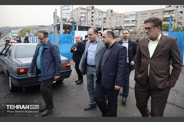 بازدید کمیسیون برنامه و بودجه شورای شهر از پروژه‌های منطقه 4 21