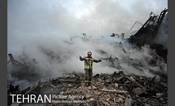 سومین روز عملیات امداد ونجات حادثه پلاسکو -5 1