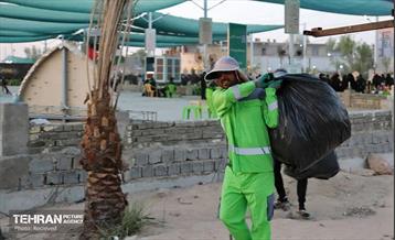 خدمات نیروهای پاکبان شهر تهران در اربعین حسینی 11