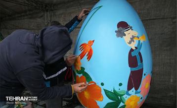 جشنواره تخم مرغ رنگی در بوستان ملت 8