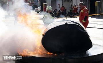 دوره آموزشی آتش‌نشانی ویژه خبرنگاران 13