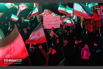 عزاداری شب هشتم ماه محرم در میدان نبوت 48