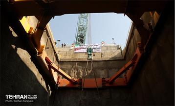 مونتاژ قطعه اصلی دومین دستگاه TBM خط 10 4