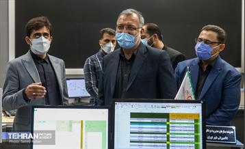 حضور شهردار تهران در مرکز کنترل ترافیک شهرداری تهران 41