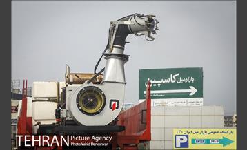 عملیات ضد عفونی معابر شهری منطقه 17