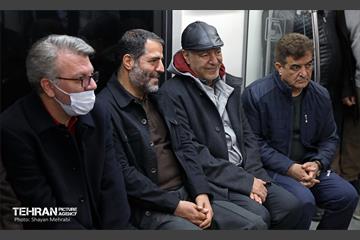 تست گرم بخش میانی خط ۶ مترو تهران 38