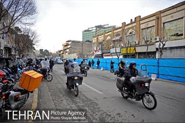بازگشایی خیابان جمهوری پس از حادثه پلاسکو 23