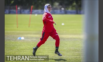 تمرین تیم ملى فوتبال بانوان 2