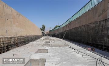 ترمیم و مرمت کانال سرخه حصار در شرق تهران 11
