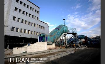 زیرگذر استاد معین قبل از افتتاح 4