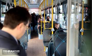 آغاز فعالیت اتوبوس‌های برقی جدید در ۳ خط اتوبوسرانی تهران  32