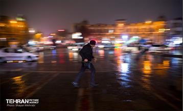 بارش باران زمستانی در تهران 17