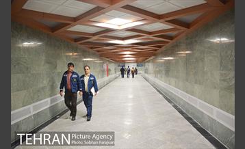 ایستگاه تقاطعی میدان امام حسین(ع) پیش از افتتاح 26