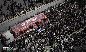 تشییع شهدای اقتدار ملی در تهران - 4 75