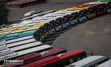 رونمایی از ۴۰ دستگاه اتوبوس شرکت واحد 7