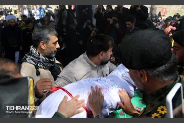 تشییع پیکر پاک و مطهر شهید گمنام در فدراسیون تیراندازی 1