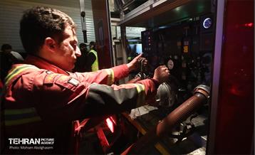 آتش‌سوزی در بیمارستان گاندی تهران 39