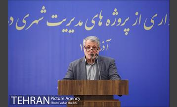 آیین بهره برداری از پروژه مدیریت شهری در منطقه 20 12