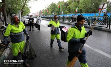 خدمات شهرداری تهران در پایان روز قدس 25