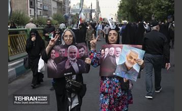 تشییع پیکر شهید اسماعیل هنیه در تهران - 3 14