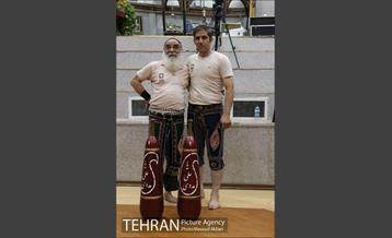 ورزش باستانی توسط تیم باستانی سازمان آتش نشانی تهران