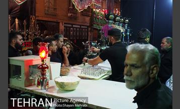 عزاداری شب پنجم ماه محرم در محله گرگان 40