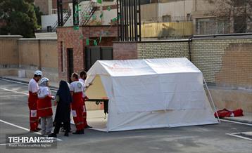 تمرین زلزله و ایمنی در منطقه ۲۲ 3