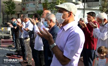 اقامه نماز عید فطر در محله کرمان 15