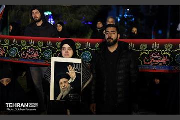 مراسم عزاداری شهادت رهبر انقلاب اسلامی در میدان شهید طهرانی‌مقدم 4