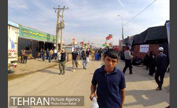 زائران مسیر کربلا  19