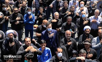 عزاداری شهادت امام صادق (ع) در میدان صادقیه 26