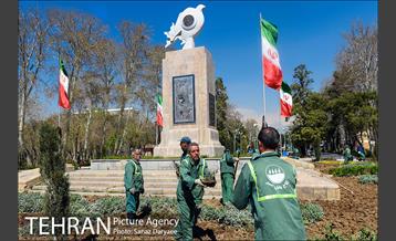 رویش لاله ها در پارک شهر 6