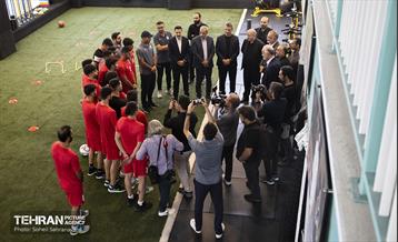 بازدید شهردار تهران از کمپ تیم‌های ملی فوتبال 47