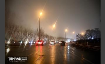 بارش برف زمستانی در معابر شمالی پایتخت - 1 4