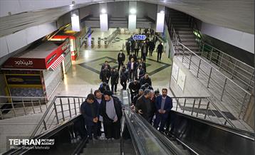 تست گرم بخش میانی خط ۶ مترو تهران 49