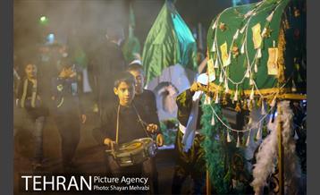 مراسم عزاداری حسینی در خیابان رودکی 1