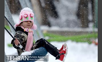 روز برفی پارک شهر 1